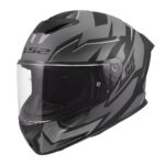Kaciga LS2 Full Face FF820 RAPID III XTREM crno siva S