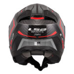 Kaciga LS2 Jet OF603 INFINITY II CARBON URUS crno crvena L - Slika 4