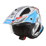 Kaciga LS2 Jet OF606 DRIFTER DEVOR belo plava M - Slika 3