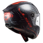Kaciga LS2 Full Face FF805 THUNDER CARBON SPUTNIK crveno crna XL - Slika 2