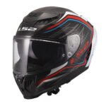 Kaciga LS2 Full Face FF807 DRAGON SUBIC belo plavo crvena M