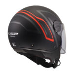 Kaciga LS2 Jet OF558 SPHERE LUX II MINIM crno crvena S - Slika 5