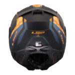 Kaciga LS2 Flip Up FF910 ADVANT II GLIDE crno narandžasta 3XL - Slika 6