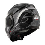 Kaciga GIVI Flip Up X36 CARBON sivo crna XL - Slika 6
