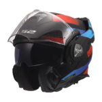 Kaciga LS2 Flip Up FF901 ADVANT X NOVA crno crveno plava M - Slika 2