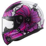 Kaciga LS2 Full Face FF353 RAPID II POPPIES roza XS - Slika 2