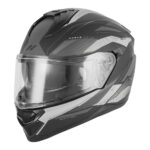 Kaciga NOX Full Face sa naočarima N304 S REVO MATT BLACK SILVER XL