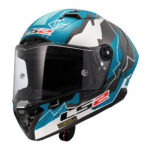 Kaciga LS2 Full Face FF805 THUNDER CARBON GP AERO REPLICA HUERTAS plavo bela M