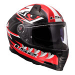 Kaciga LS2 Full Face FF811 VECTOR II BUNDRI crno crvena XS - Slika 7