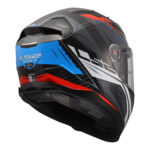 Kaciga LS2 Full Face FF811 VECTOR II CARBON SAVAGE belo plavo crvena XXL - Slika 5