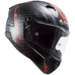 Kaciga LS2 Full Face FF805 THUNDER CARBON SPUTNIK sivo crvena XL - Slika 3