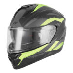 Kaciga NOX Full Face sa naočarima N304 S REVO YELLOW MATT BLACK M