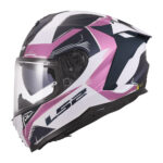 Kaciga LS2 Full Face FF817 CHALLENGER II FLAMAN belo roza L - Slika 2