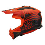 Kaciga LS2 Cross MX708 FAST II DUCK narandžasto crvena - Slika 2