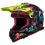 Kaciga LS2 Cross MX708 FAST II GORILLA ljubičasto žuta XL