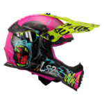 Kaciga LS2 Cross MX437 FAST II MINI GORILLA dečija ljubičasta - Slika 6