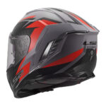 Kaciga LS2 Full Face FF818 STORM III DYNAMO sivo crvena S - Slika 3