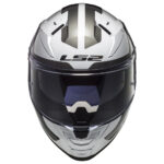 Kaciga LS2 Full Face FF811 VECTOR II METRIC belo titanium sa naočarima 3XL - Slika 4
