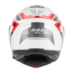 Kaciga NOX Flip Up N968 SHIFT sa naočarima belo crvena S - Slika 4