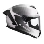 Kaciga LS2 Full Face FF820 RAPID III FLOW belo siva S - Slika 6