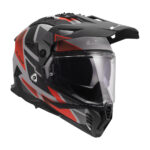 Kaciga LS2 Enudro MX702 PIONEER II BLOCK sivo crvena L - Slika 7
