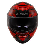 Kaciga LS2 Full Face FF800 STORM II TRACKER crno crvena sa naočarima XXL - Slika 4
