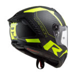 Kaciga LS2 Full Face FF805 THUNDER CARBON RACING mat crno žuta XL - Slika 2