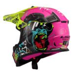 Kaciga LS2 Cross MX437 FAST II MINI GORILLA dečija ljubičasta M - Slika 3
