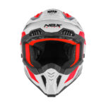 Kaciga NOX Cross N634 STORM crveno plavo bela L - Slika 3