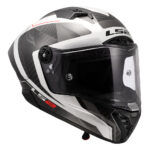 Kaciga LS2 Full Face FF805 THUNDER CARBON GP AERO RAUTE belo siva XL - Slika 7