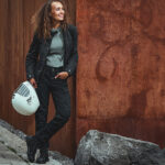Pantalone MODEKA BRANDON JEANS ženske crne - Slika 3