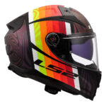 Kaciga LS2 Full Face FF811 VECTOR II FREEDOM crno šarena L - Slika 6