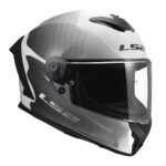 Kaciga LS2 Full Face FF820 RAPID III FLOW belo siva M - Slika 7