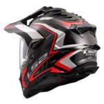 Kaciga LS2 Enduro MX701 EXPLORER CARBON FRONTIER II crvena XL - Slika 3