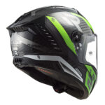 Kaciga LS2 Full Face FF805 THUNDER CARBON SUPRA mat crno zelena XL - Slika 5