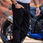 Pantalone LS2 BRADFORD JEANS muške crne 3XL - Slika 3