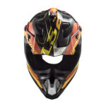 Kaciga LS2 Cross MX700 SUBVERTER ARCHED crno žuto narandžasta XL - Slika 4