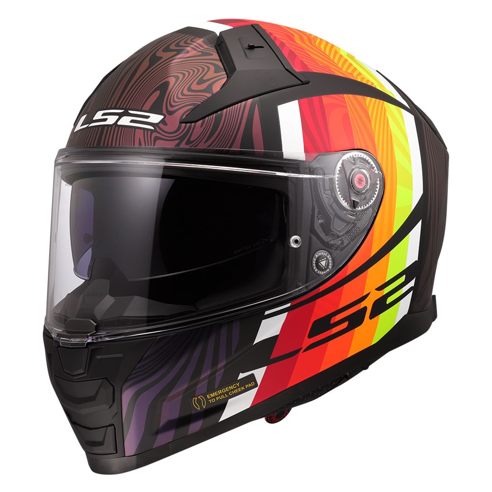Kaciga LS2 Full Face FF811 VECTOR II FREEDOM crno šarena XXL