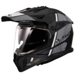 Kaciga LS2 Enduro MX702 PIONEER II HILL mat crno bela 3XL