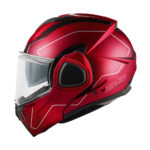 Kaciga GIVI Flip Up X36 PULSE bordo sivo crna M - Slika 2