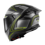 Kaciga GIVI Full Face 55.1 ZEPHIR mat crno titanium srebrno žuta - Slika 3