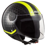 Kaciga LS2 Jet OF558 SPHERE LUX CRUSH crno žuta S - Slika 3