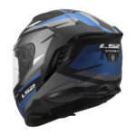 Kaciga LS2 Full Face FF818 STORM III KOMAI crno plava S - Slika 3
