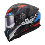 Kaciga LS2 Full Face FF811 VECTOR II CARBON SAVAGE belo plavo crvena - Slika 2