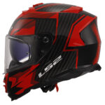Kaciga LS2 Full Face FF800 STORM II TRACKER crno crvena sa naočarima S - Slika 2