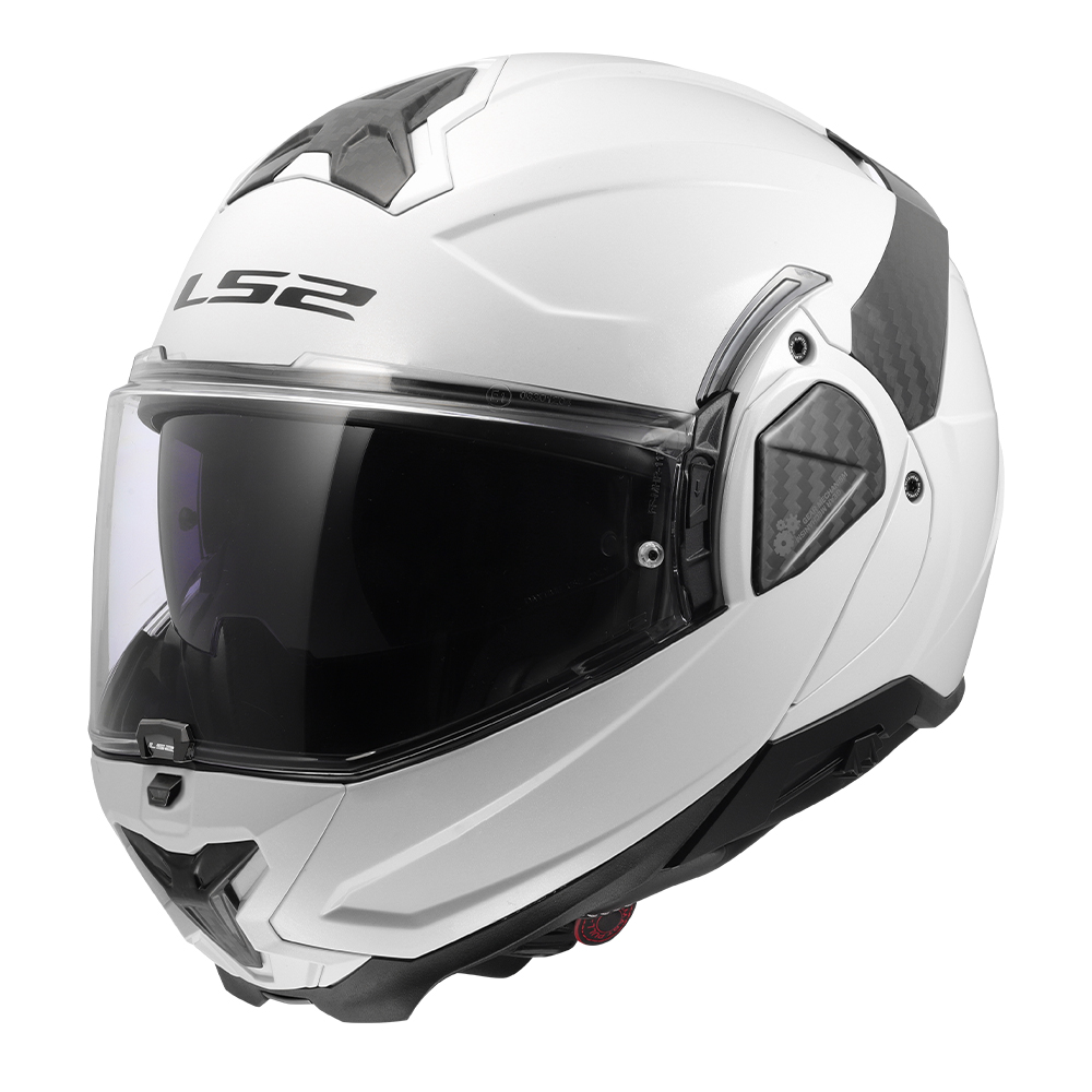 Kaciga LS2 Flip Up FF910 ADVANT II SOLID bela S