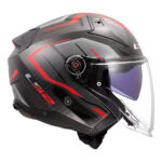 Kaciga LS2 Jet OF603 INFINITY II CARBON URUS crno crvena M - Slika 6