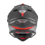 Kaciga NOX Enduro sa vizirom N312 TRACK mat crno crvena M - Slika 3