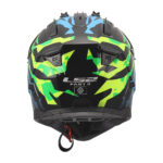 Kaciga LS2 Cross MX708 FAST II GROTESK plavo rozo zelena XXL - Slika 4