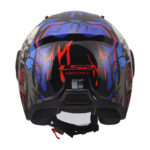 Kaciga LS2 Jet OF616 AIRFLOW II ZOMBIE II crno crvena S - Slika 4